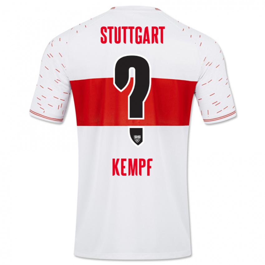 Niño Camiseta Karl Kempf #0 Blanco 1ª Equipación 2023/24 La Camisa Perú