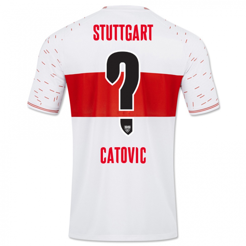 Niño Camiseta Mirza Catovic #0 Blanco 1ª Equipación 2023/24 La Camisa Perú