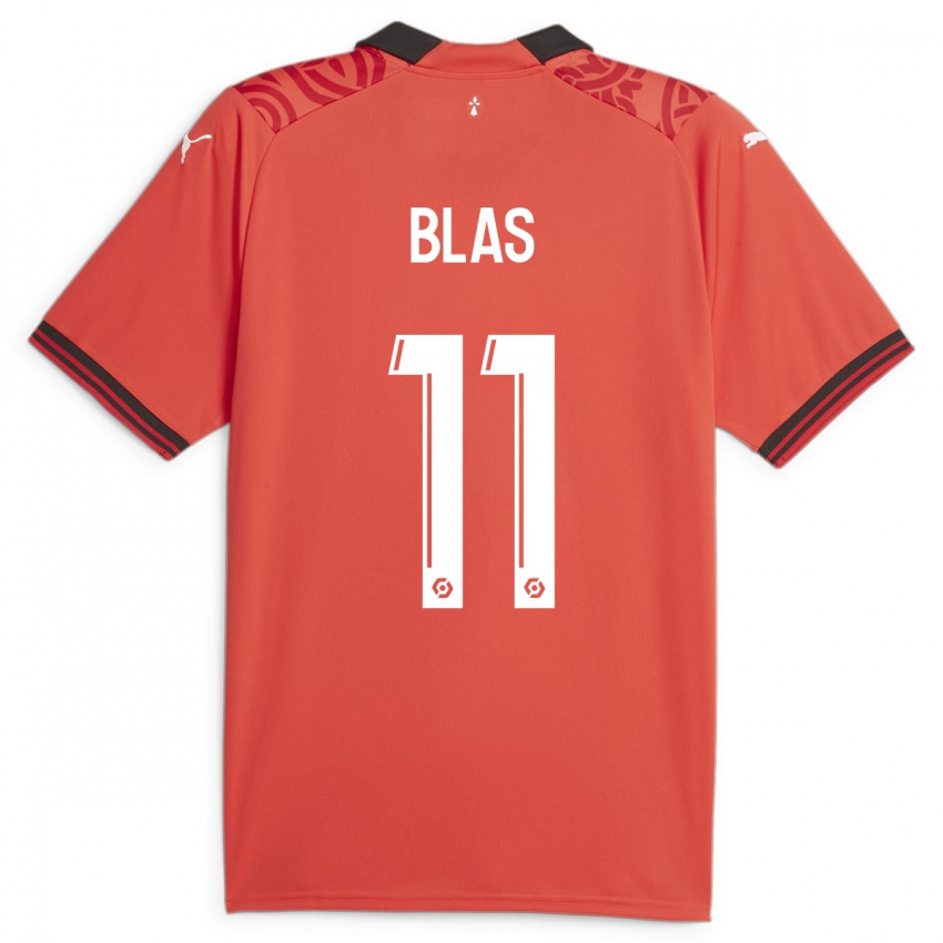 Niño Camiseta Ludovic Blas #11 Rojo 1ª Equipación 2023/24 La Camisa Perú