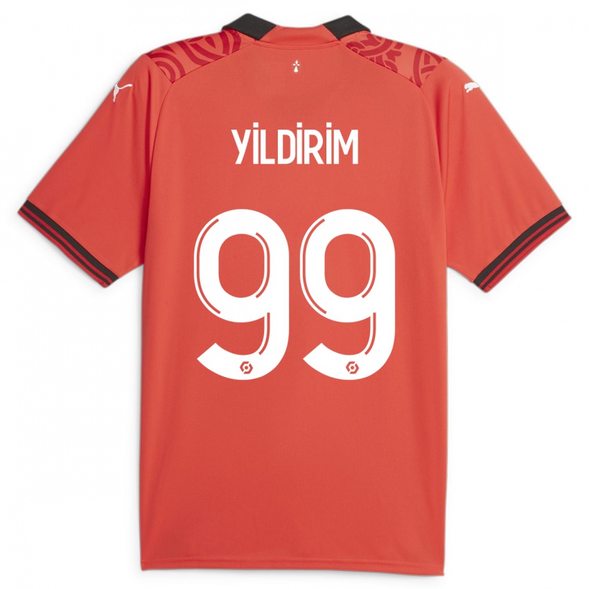 Niño Camiseta Bertuğ Yıldırım #99 Rojo 1ª Equipación 2023/24 La Camisa Perú