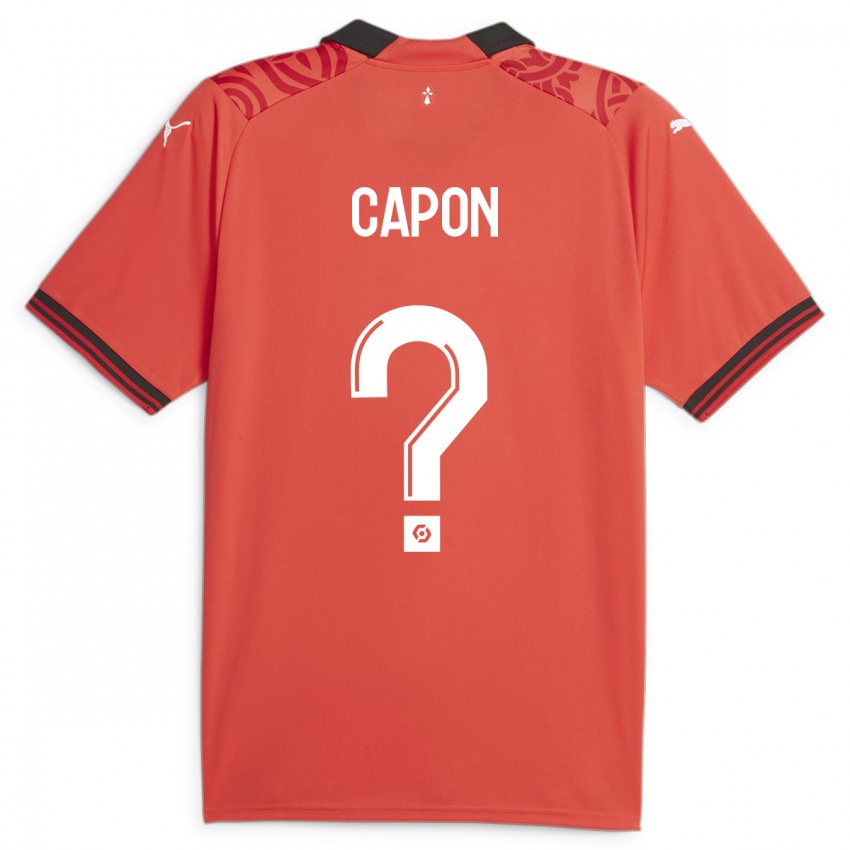 Niño Camiseta José Capon #0 Rojo 1ª Equipación 2023/24 La Camisa Perú