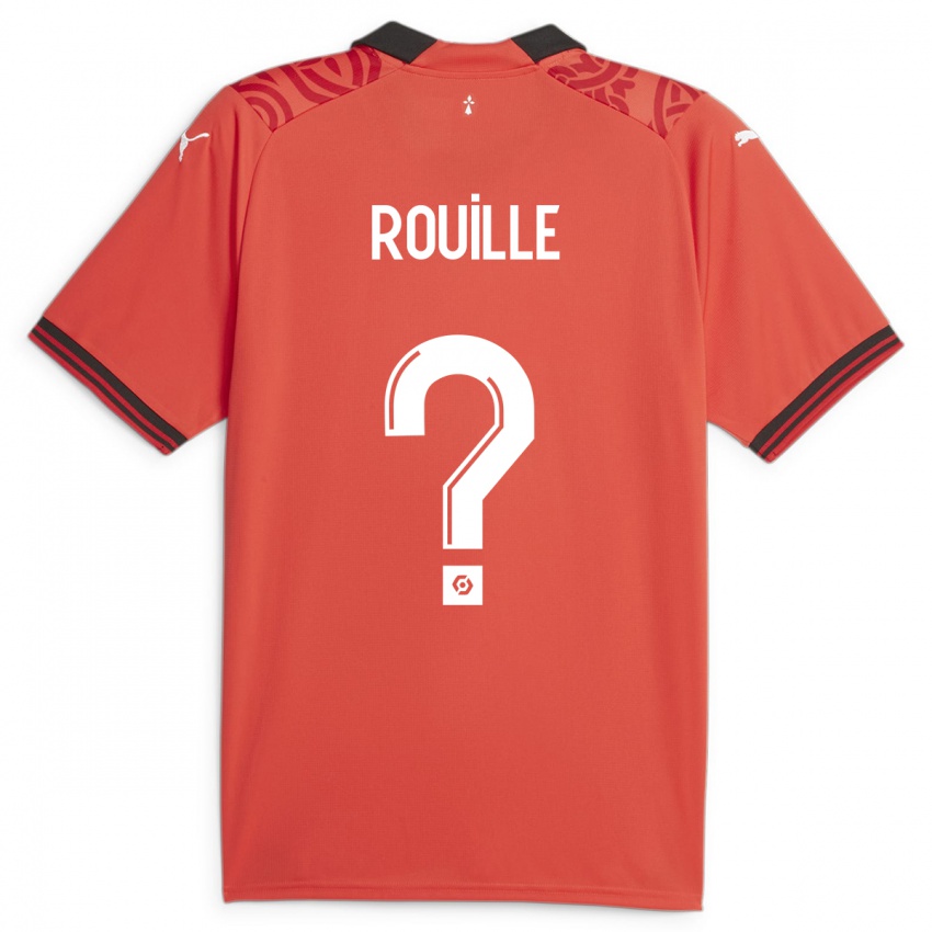 Niño Camiseta Léo Rouillé #0 Rojo 1ª Equipación 2023/24 La Camisa Perú