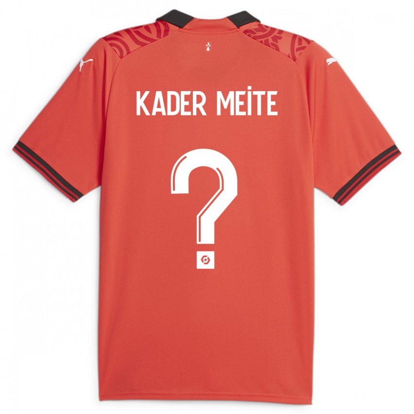 Niño Camiseta Mohamed Kader Meïté #0 Rojo 1ª Equipación 2023/24 La Camisa Perú