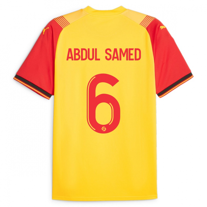 Niño Camiseta Salis Abdul Samed #6 Amarillo 1ª Equipación 2023/24 La Camisa Perú