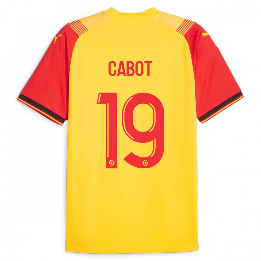 Niño Camiseta Jimmy Cabot #19 Amarillo 1ª Equipación 2023/24 La Camisa Perú