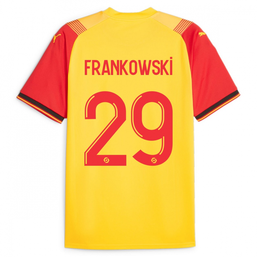 Niño Camiseta Przemyslaw Frankowski #29 Amarillo 1ª Equipación 2023/24 La Camisa Perú