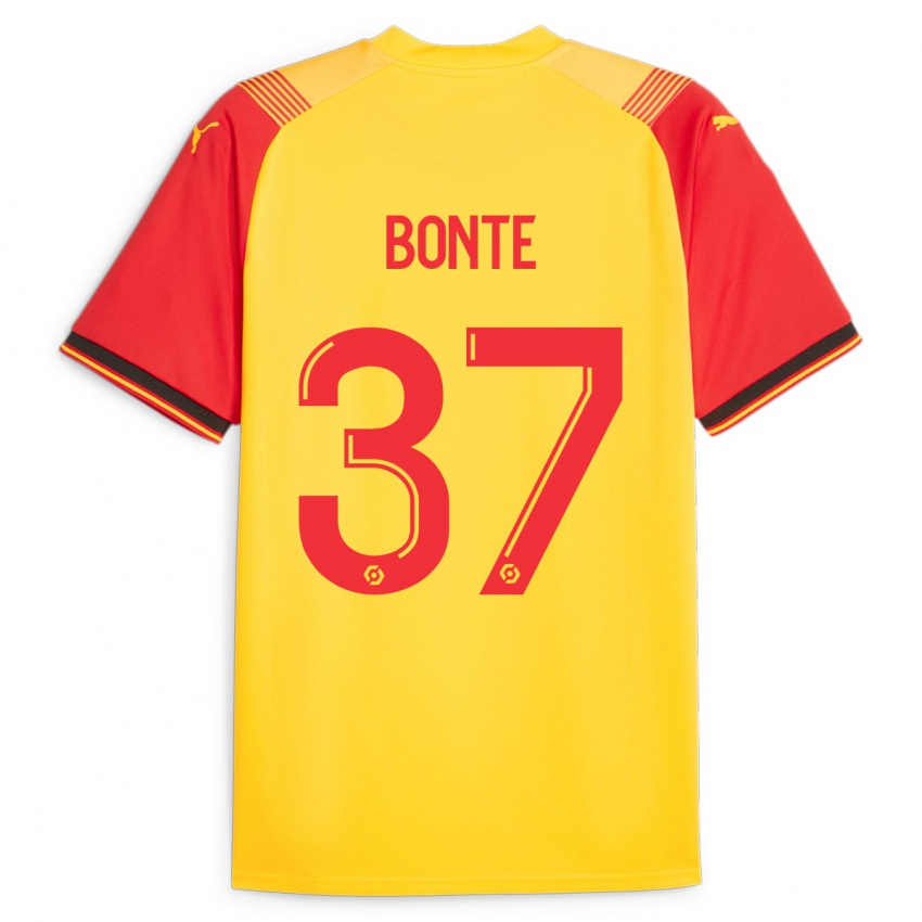 Niño Camiseta Nolan Bonte #37 Amarillo 1ª Equipación 2023/24 La Camisa Perú