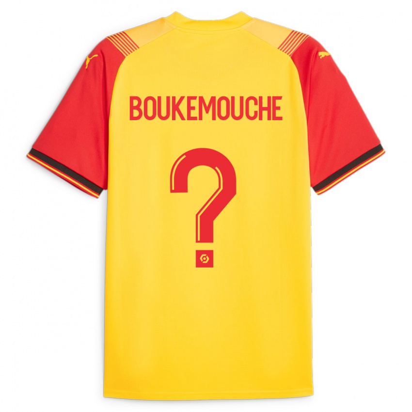 Niño Camiseta Amine Boukemouche #0 Amarillo 1ª Equipación 2023/24 La Camisa Perú