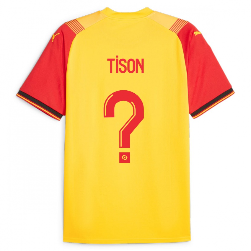 Niño Camiseta Nathan Tison #0 Amarillo 1ª Equipación 2023/24 La Camisa Perú