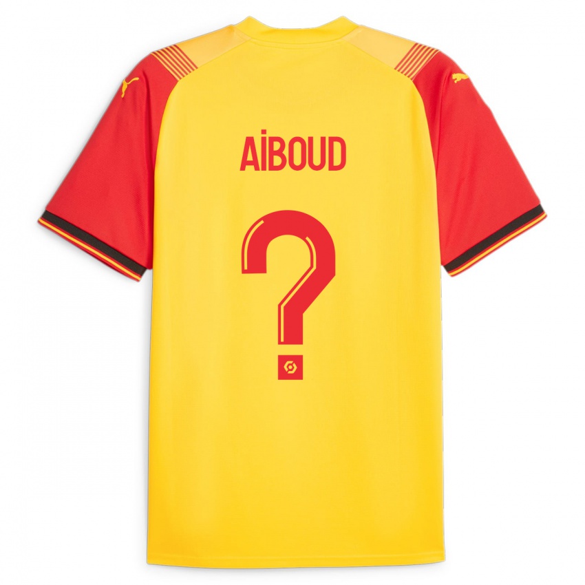 Niño Camiseta Rayan Aiboud #0 Amarillo 1ª Equipación 2023/24 La Camisa Perú