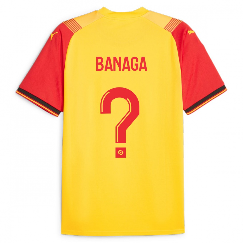 Niño Camiseta Mathéssendé Baud Banaga #0 Amarillo 1ª Equipación 2023/24 La Camisa Perú