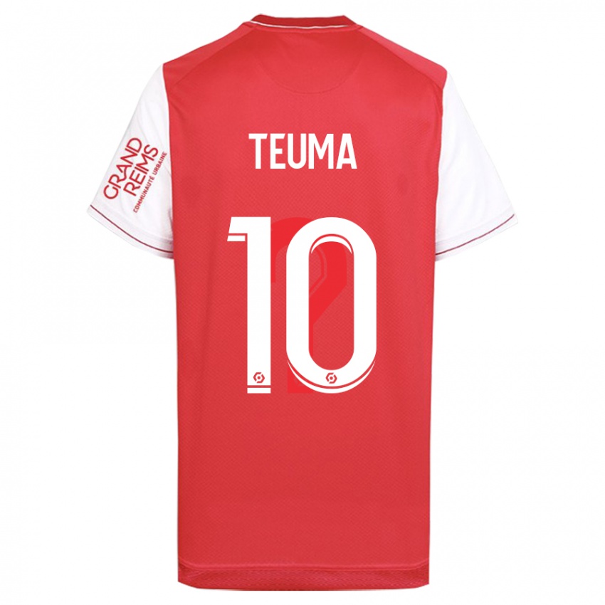 Niño Camiseta Teddy Teuma #10 Rojo 1ª Equipación 2023/24 La Camisa Perú