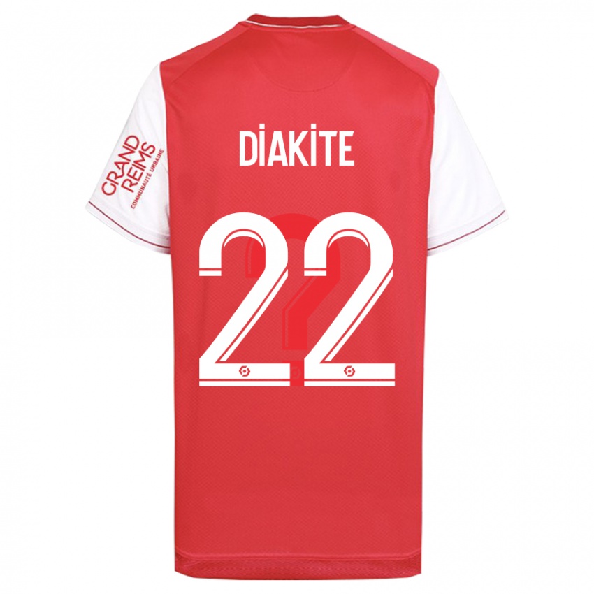 Niño Camiseta Oumar Diakité #22 Rojo 1ª Equipación 2023/24 La Camisa Perú