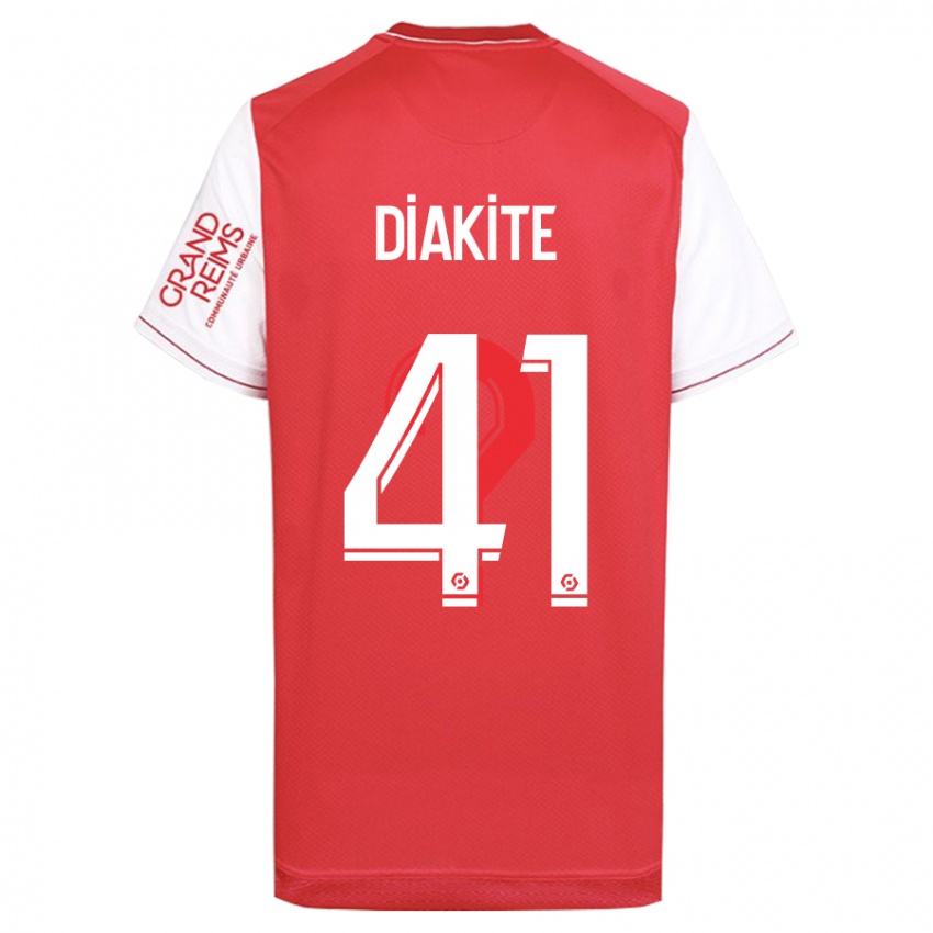 Niño Camiseta Ibrahim Diakité #41 Rojo 1ª Equipación 2023/24 La Camisa Perú