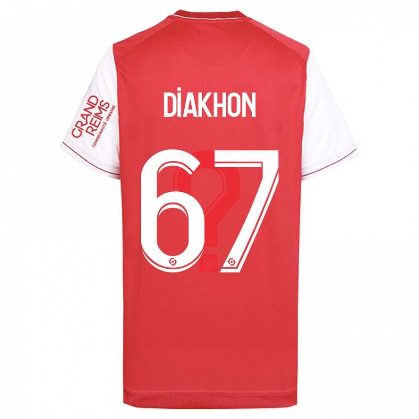 Niño Camiseta Mamadou Diakhon #67 Rojo 1ª Equipación 2023/24 La Camisa Perú