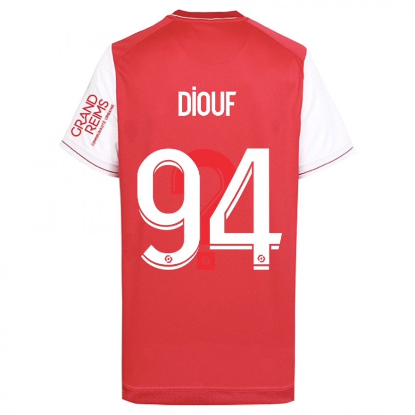 Niño Camiseta Yehvann Diouf #94 Rojo 1ª Equipación 2023/24 La Camisa Perú