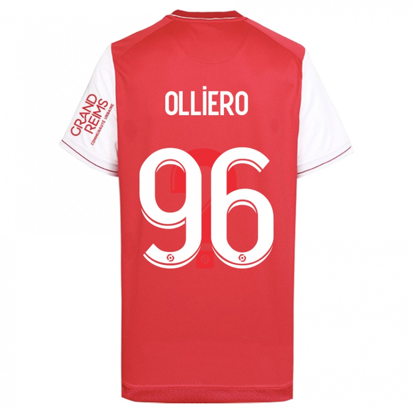 Niño Camiseta Alexandre Olliero #96 Rojo 1ª Equipación 2023/24 La Camisa Perú