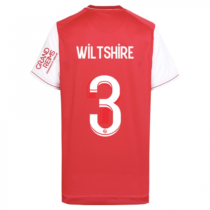 Niño Camiseta Tiernny Wiltshire #3 Rojo 1ª Equipación 2023/24 La Camisa Perú