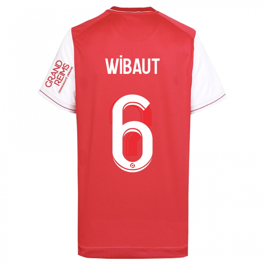 Niño Camiseta Clara Wibaut #6 Rojo 1ª Equipación 2023/24 La Camisa Perú