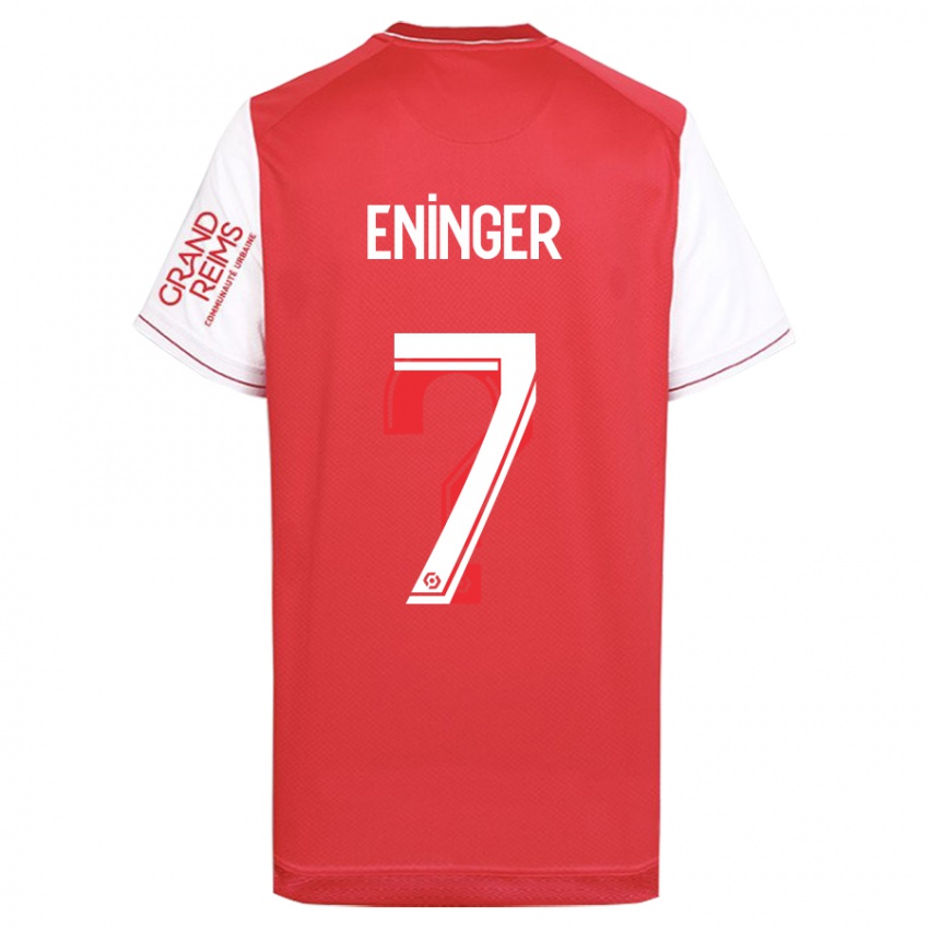 Niño Camiseta Thelma Eninger #7 Rojo 1ª Equipación 2023/24 La Camisa Perú