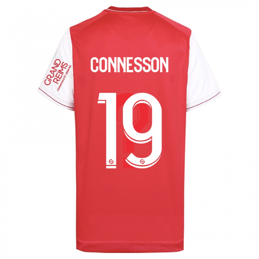 Niño Camiseta Adele Connesson #19 Rojo 1ª Equipación 2023/24 La Camisa Perú