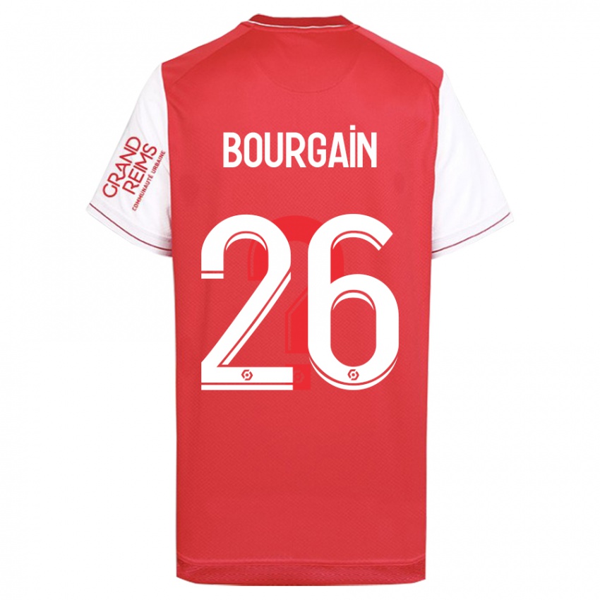 Niño Camiseta Lea Bourgain #26 Rojo 1ª Equipación 2023/24 La Camisa Perú