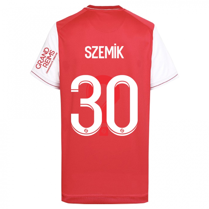 Niño Camiseta Kinga Szemik #30 Rojo 1ª Equipación 2023/24 La Camisa Perú