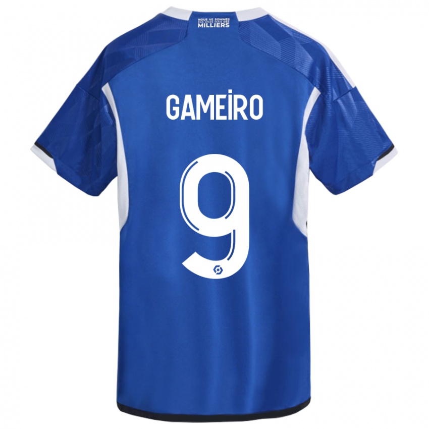 Niño Camiseta Kévin Gameiro #9 Azul 1ª Equipación 2023/24 La Camisa Perú