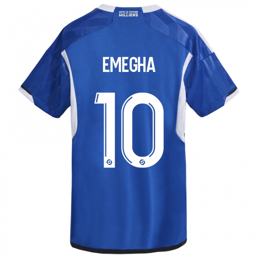 Niño Camiseta Emanuel Emegha #10 Azul 1ª Equipación 2023/24 La Camisa Perú