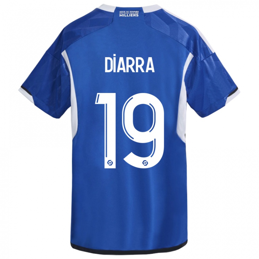 Niño Camiseta Habib Diarra #19 Azul 1ª Equipación 2023/24 La Camisa Perú