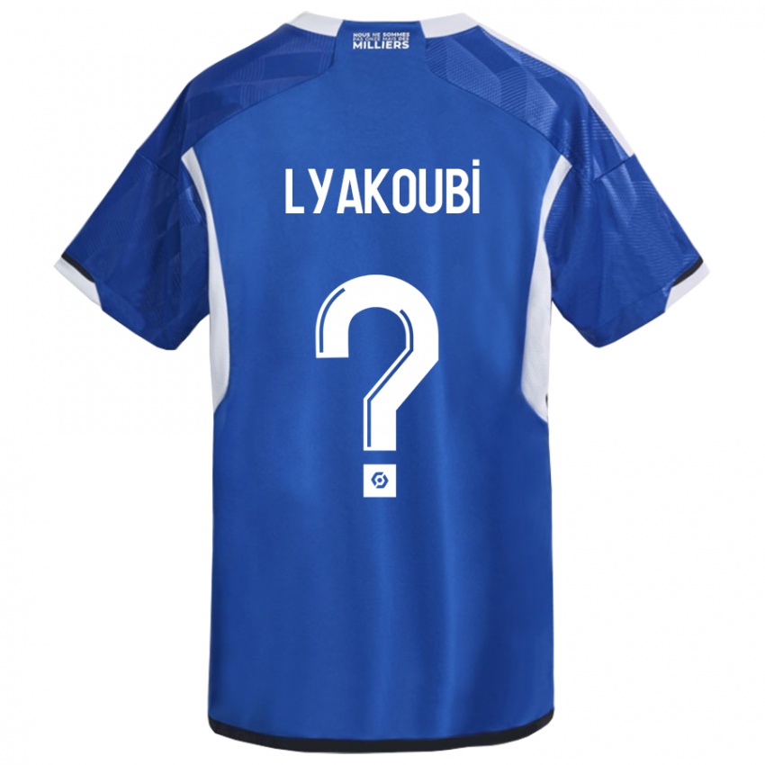 Niño Camiseta Oussama Lyakoubi #0 Azul 1ª Equipación 2023/24 La Camisa Perú