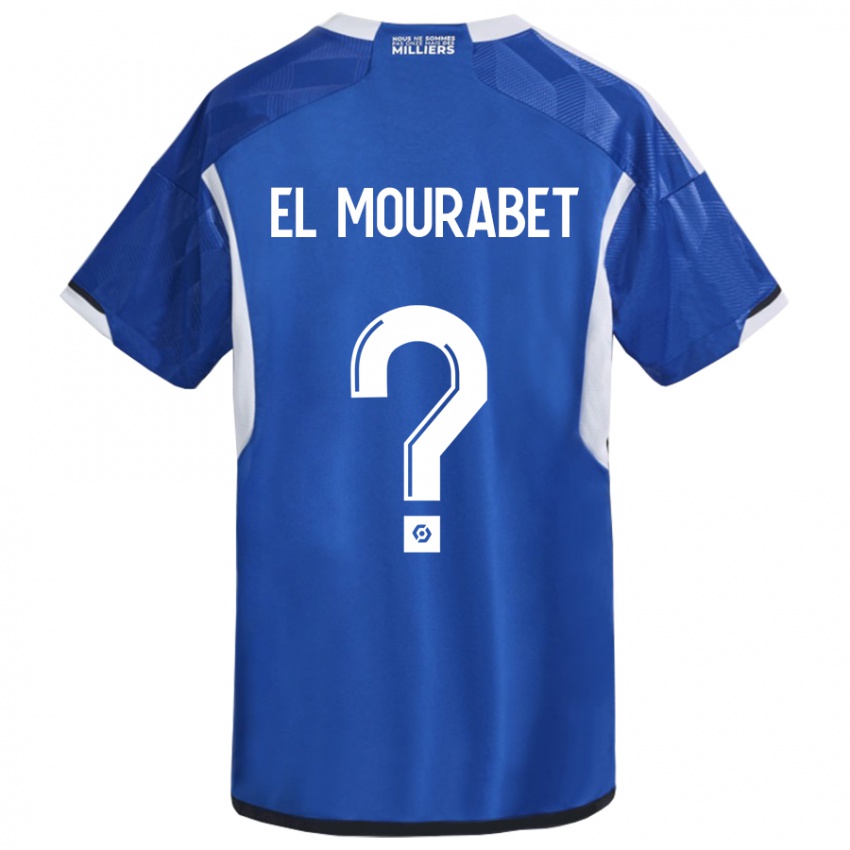 Niño Camiseta Samir El Mourabet #0 Azul 1ª Equipación 2023/24 La Camisa Perú