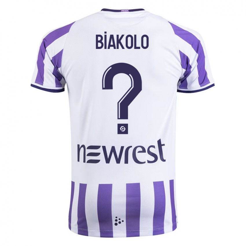 Niño Camiseta Tony Biakolo #0 Blanco 1ª Equipación 2023/24 La Camisa Perú