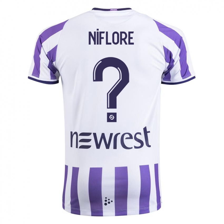 Niño Camiseta Mathys Niflore #0 Blanco 1ª Equipación 2023/24 La Camisa Perú