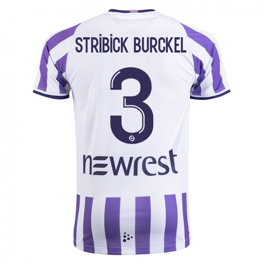 Niño Camiseta Laetitia Stribick-Burckel #3 Blanco 1ª Equipación 2023/24 La Camisa Perú