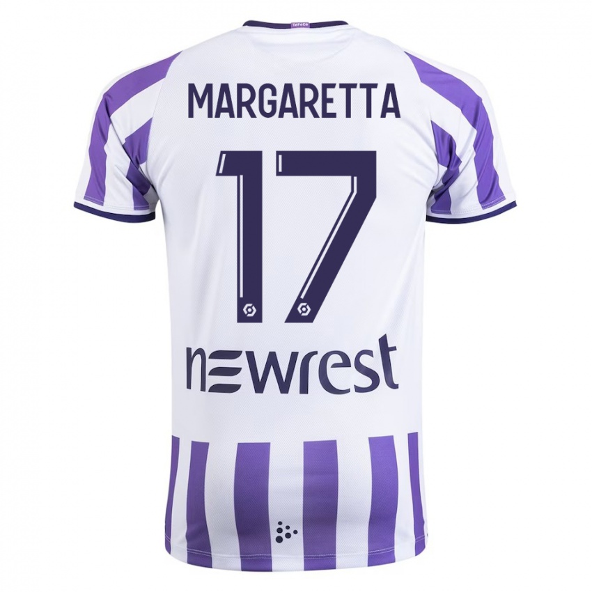 Niño Camiseta Jessica Margaretta #17 Blanco 1ª Equipación 2023/24 La Camisa Perú