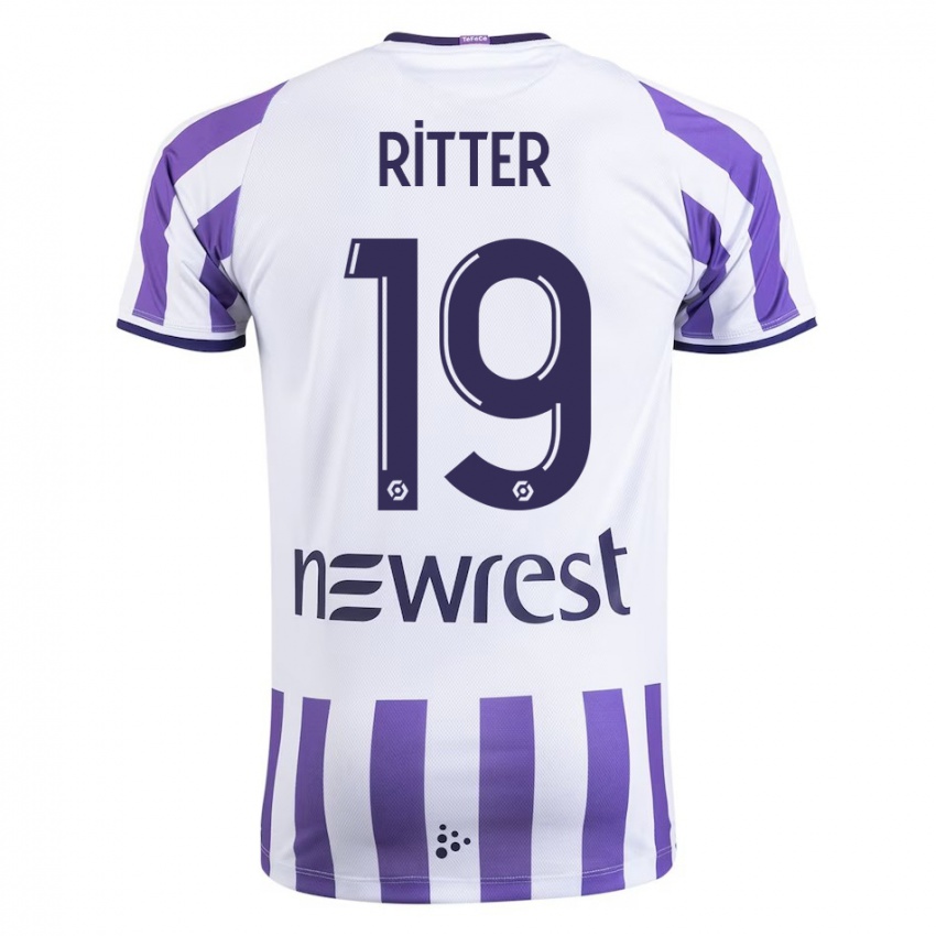 Niño Camiseta Morgane Ritter #19 Blanco 1ª Equipación 2023/24 La Camisa Perú