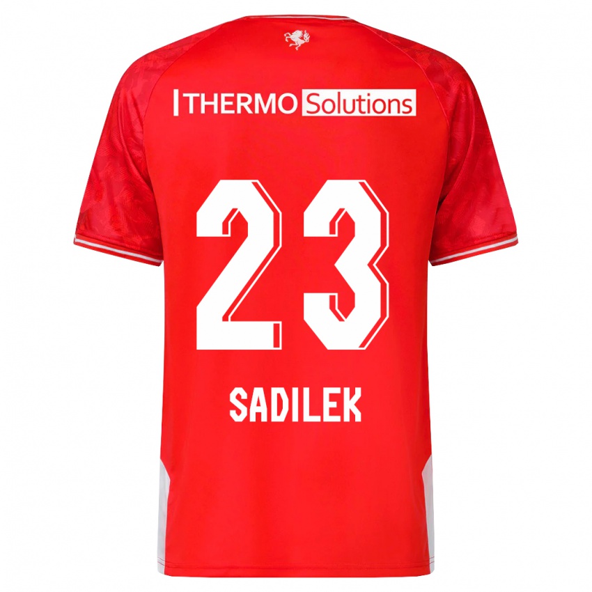 Niño Camiseta Michal Sadilek #23 Rojo 1ª Equipación 2023/24 La Camisa Perú