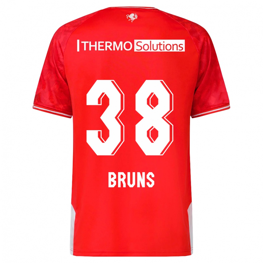 Niño Camiseta Max Bruns #38 Rojo 1ª Equipación 2023/24 La Camisa Perú