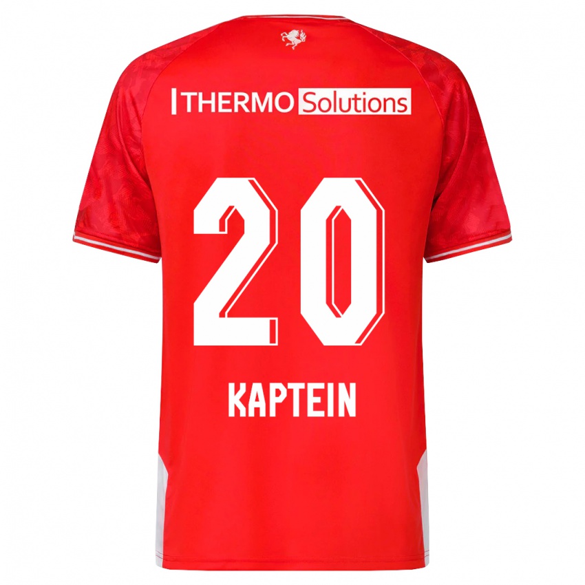 Niño Camiseta Wieke Kaptein #20 Rojo 1ª Equipación 2023/24 La Camisa Perú