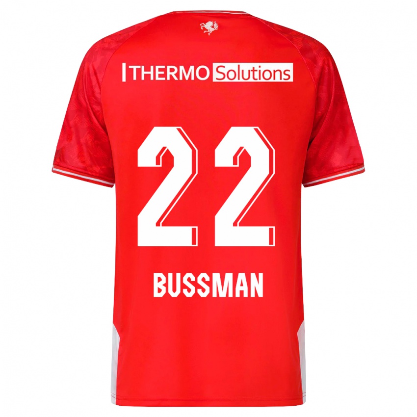 Niño Camiseta Fiene Bussman #22 Rojo 1ª Equipación 2023/24 La Camisa Perú