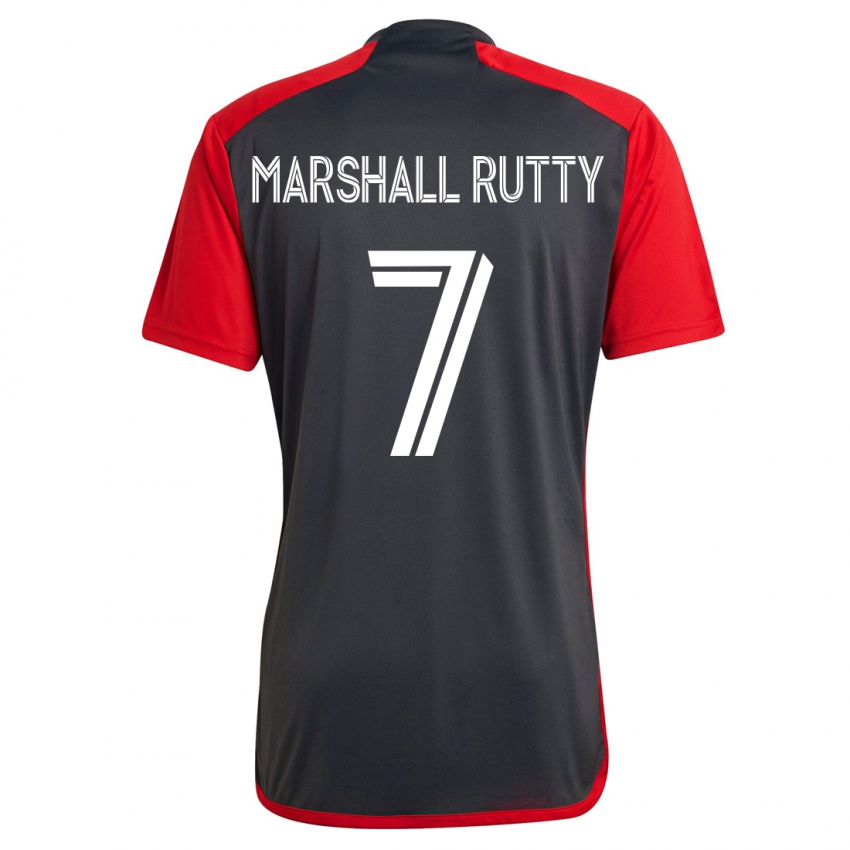 Niño Camiseta Jahkeele Marshall-Rutty #7 Gris 1ª Equipación 2023/24 La Camisa Perú