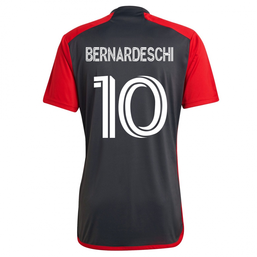 Niño Camiseta Federico Bernardeschi #10 Gris 1ª Equipación 2023/24 La Camisa Perú