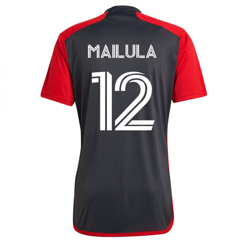 Niño Camiseta Cassius Mailula #12 Gris 1ª Equipación 2023/24 La Camisa Perú