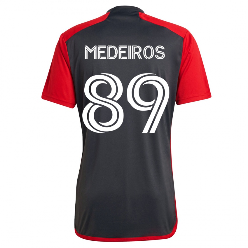 Niño Camiseta Matthew Medeiros #89 Gris 1ª Equipación 2023/24 La Camisa Perú