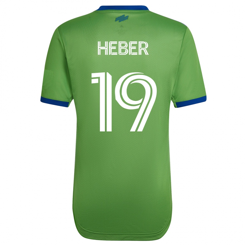 Niño Camiseta Héber #19 Verde 1ª Equipación 2023/24 La Camisa Perú