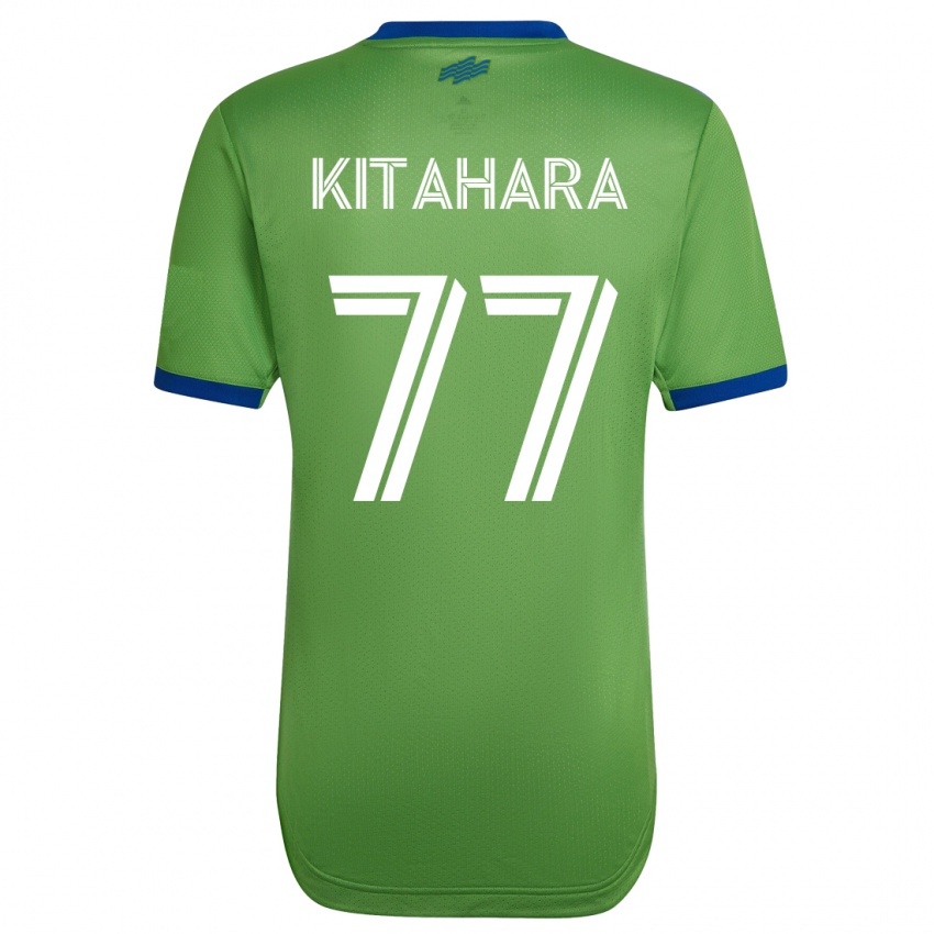 Niño Camiseta Sota Kitahara #77 Verde 1ª Equipación 2023/24 La Camisa Perú