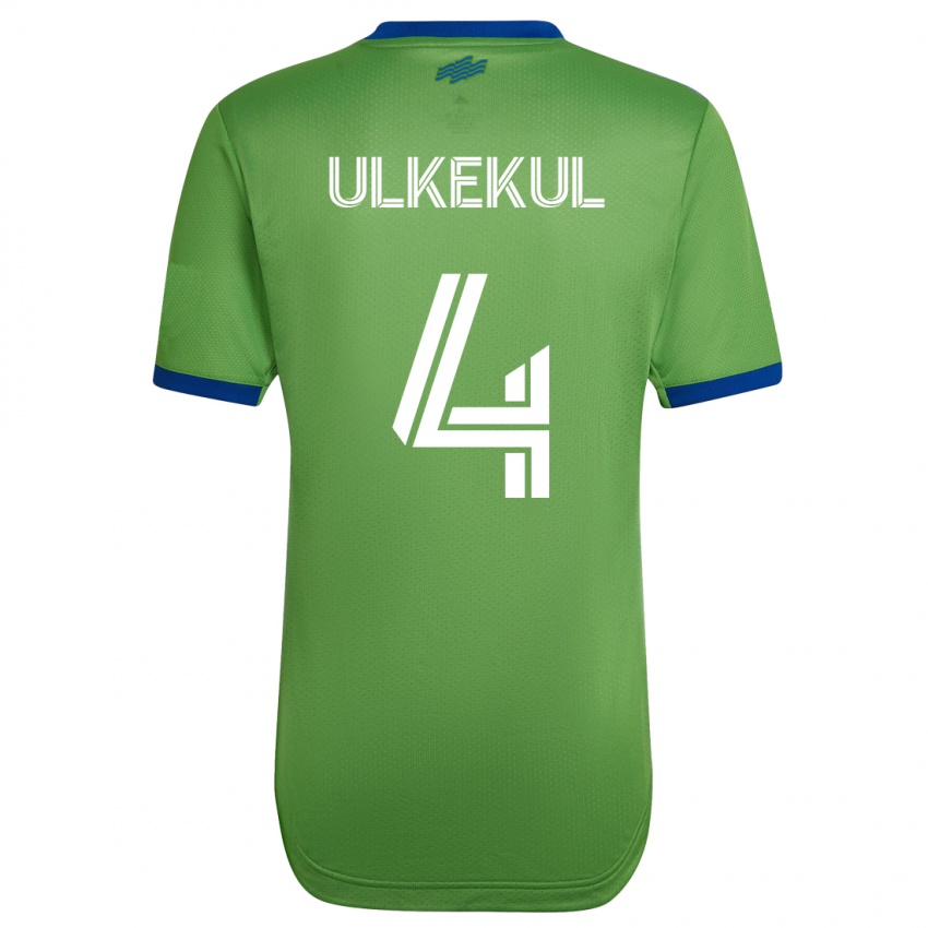 Niño Camiseta Jodi Ulkekul #4 Verde 1ª Equipación 2023/24 La Camisa Perú