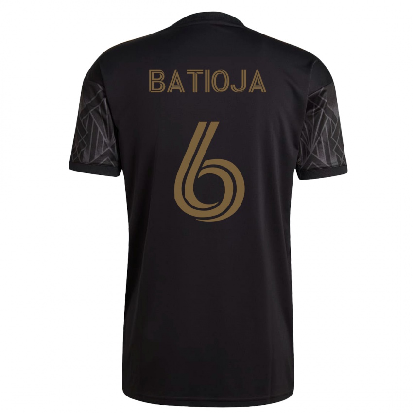 Niño Camiseta Jeremy Batioja #6 Negro 1ª Equipación 2023/24 La Camisa Perú