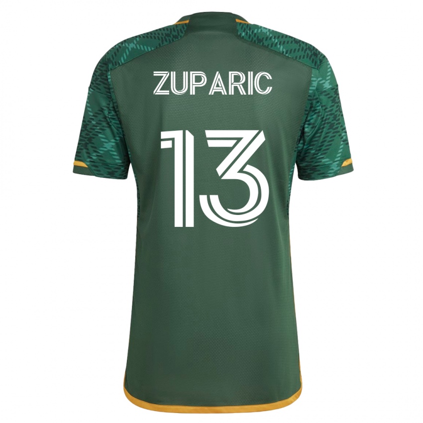 Niño Camiseta Dario Zuparic #13 Verde 1ª Equipación 2023/24 La Camisa Perú
